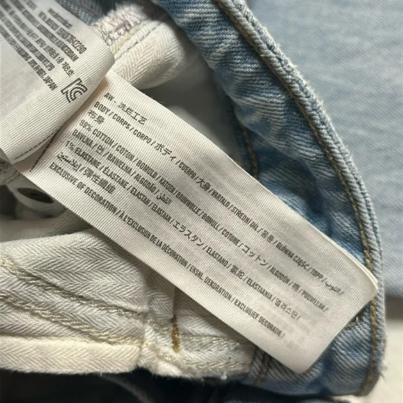 Abercrombie & Fitch Curve Love High Rise ‘90s Relaxed Jeans Size 25 - Picture 7 of 10